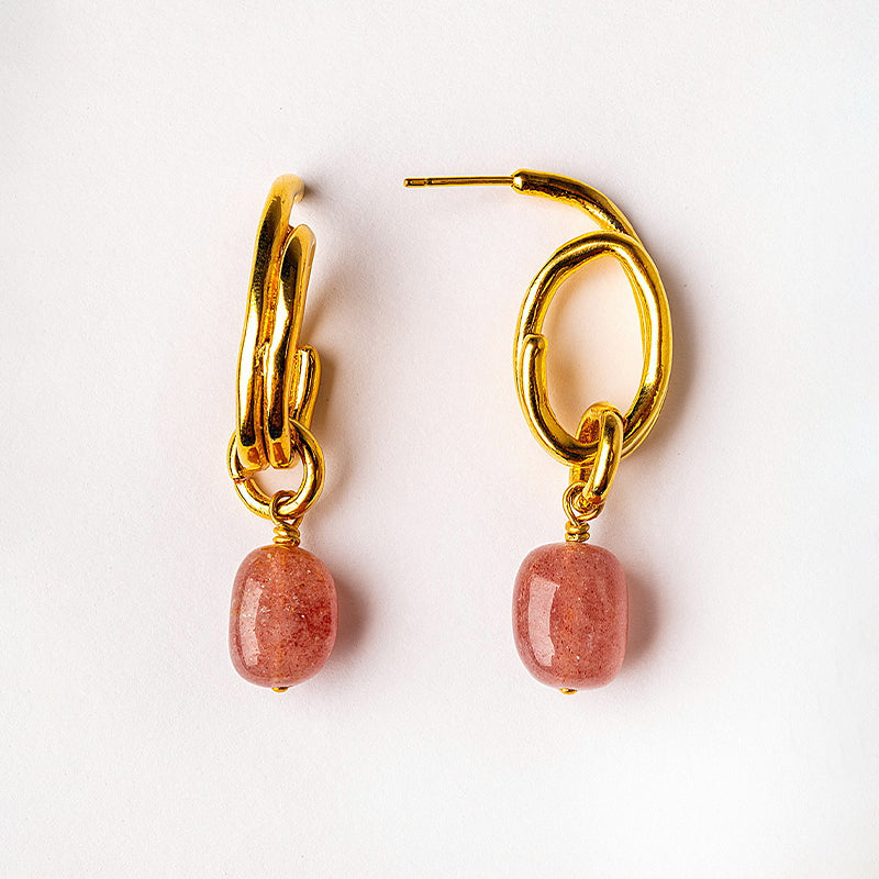 Velatti Amanada Curved Earrings