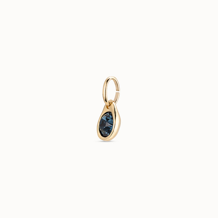 UNOde50 Charm Safiro Gold w Swarovski