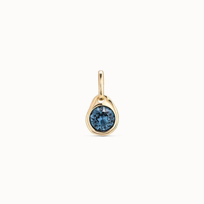 UNOde50 Charm Safiro Gold w Swarovski