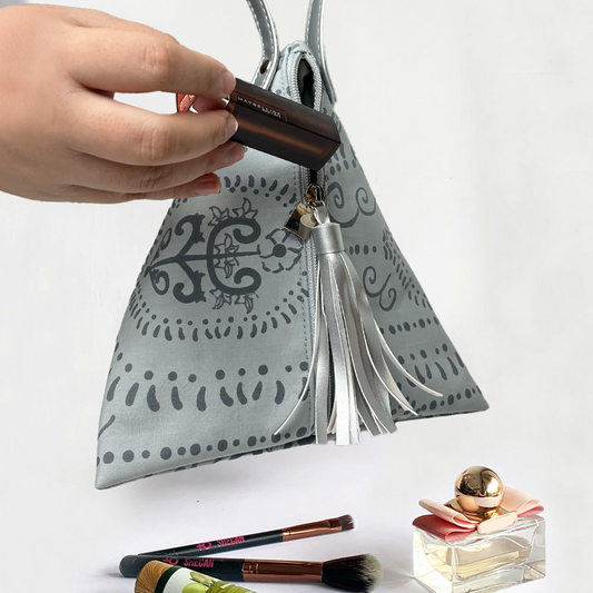 Batik Boutique Ketupat Bag - Grey Petola