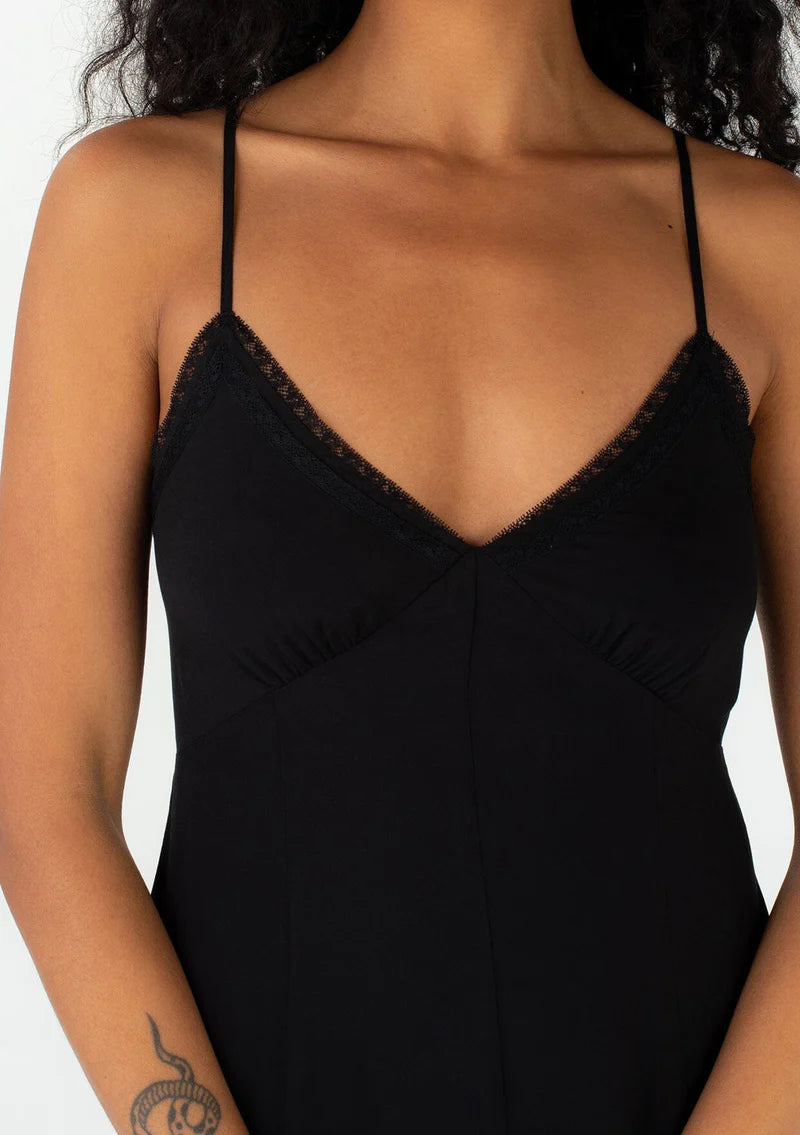 Lovestitch Slow Dance Slip Dress Black