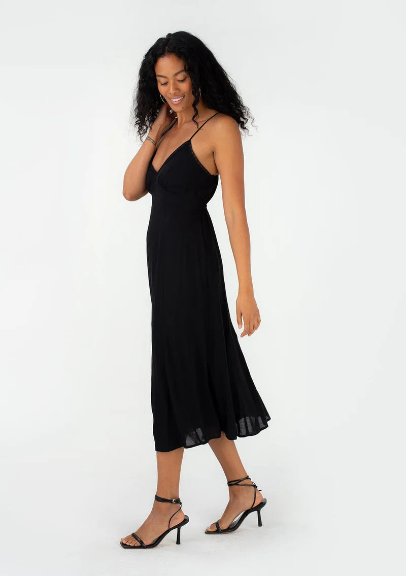 Lovestitch Slow Dance Slip Dress Black