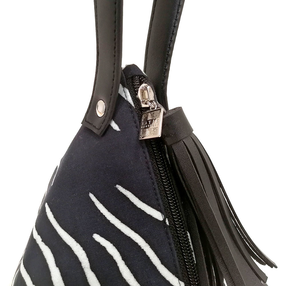 Batik Boutique Ketupat Bag - Black Fern