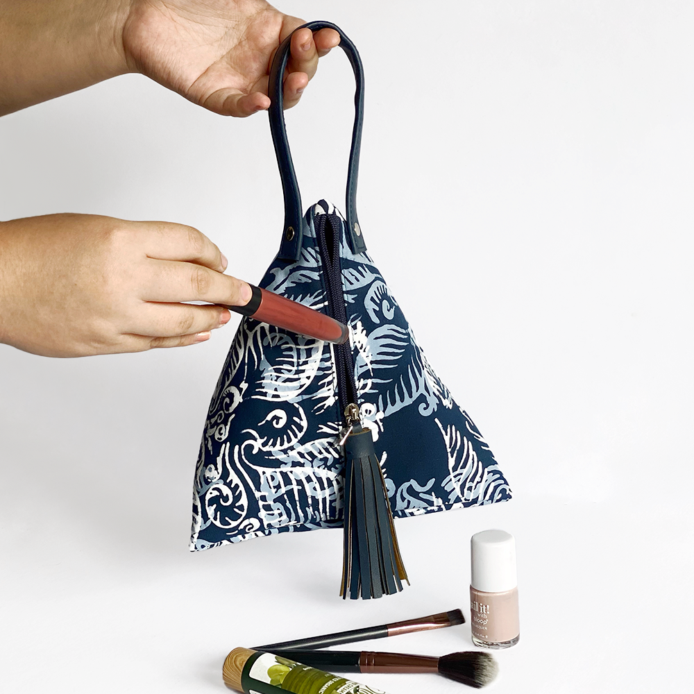 Batik Boutique Ketupat Bag - Nautical Fern