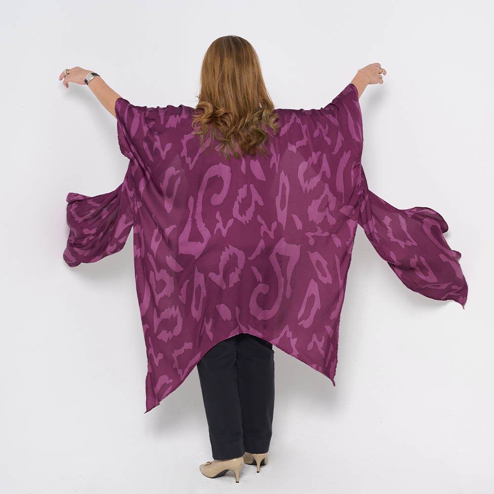 Batik Boutique Kimono - Plum Rimba