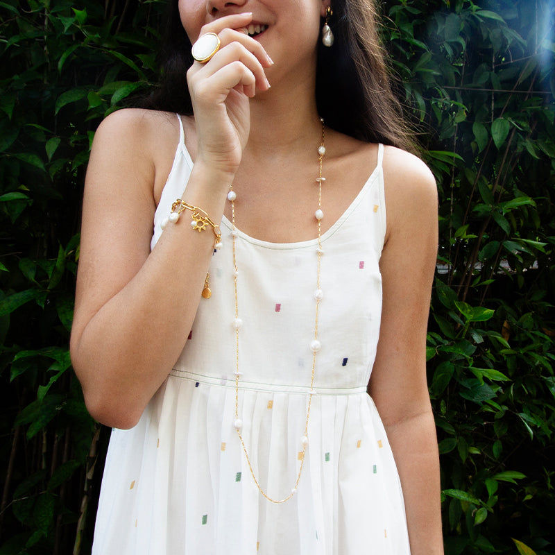 Velatti XL Multi Freshwater Pearl Necklace