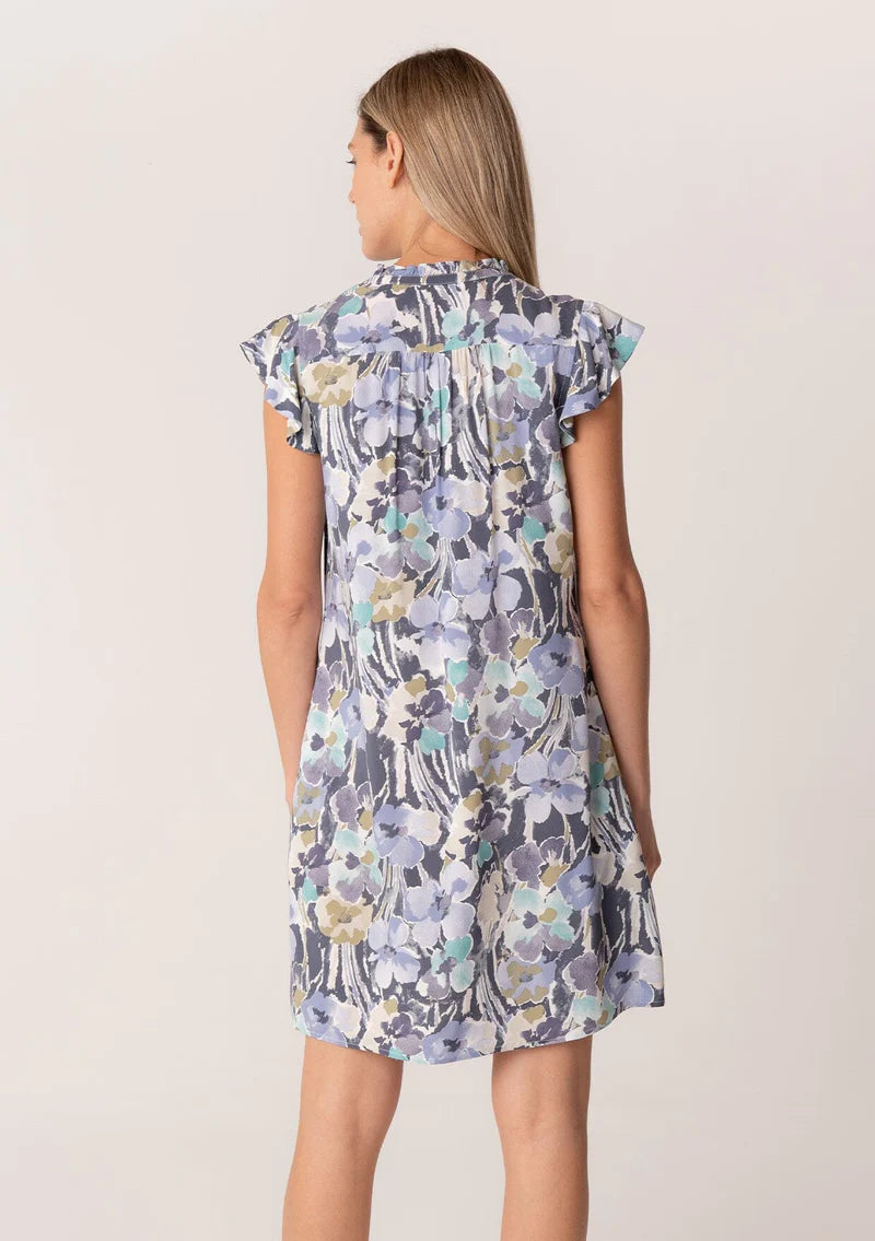 Lovestitch Clemence Flutter Sleeve Mini Dress