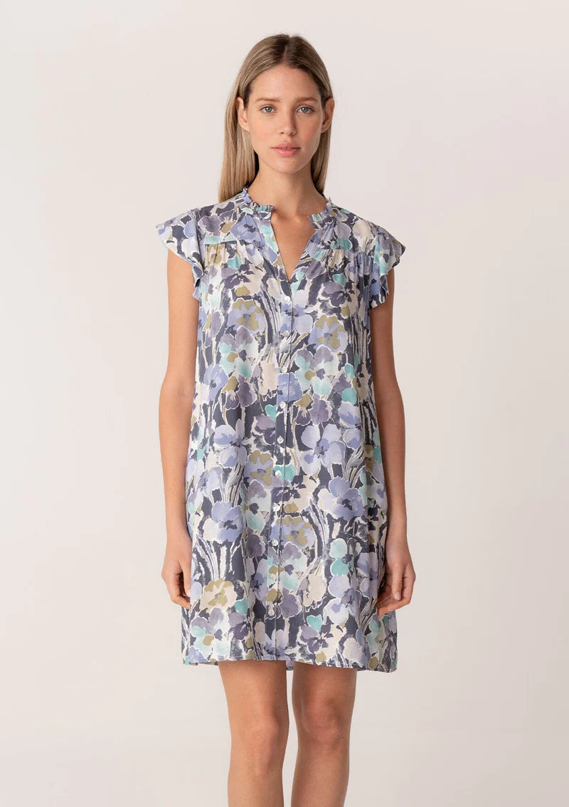 Lovestitch Clemence Flutter Sleeve Mini Dress