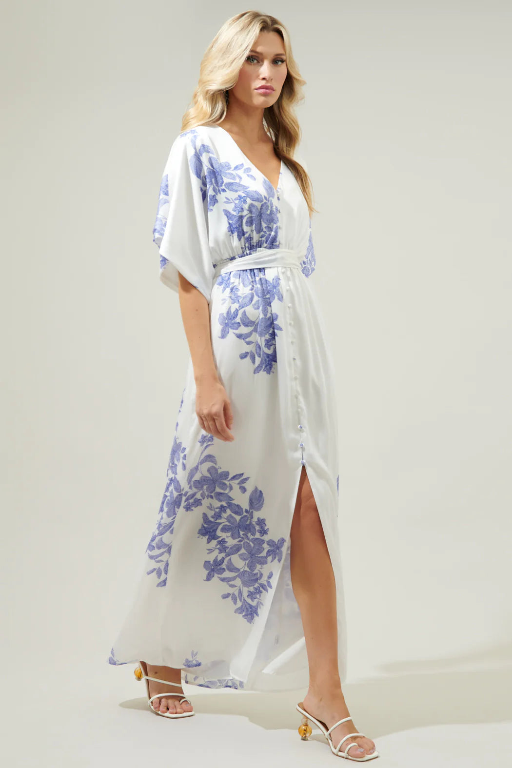 Sugarlips Berlin Floral Mielle Kimono Maxi Dress