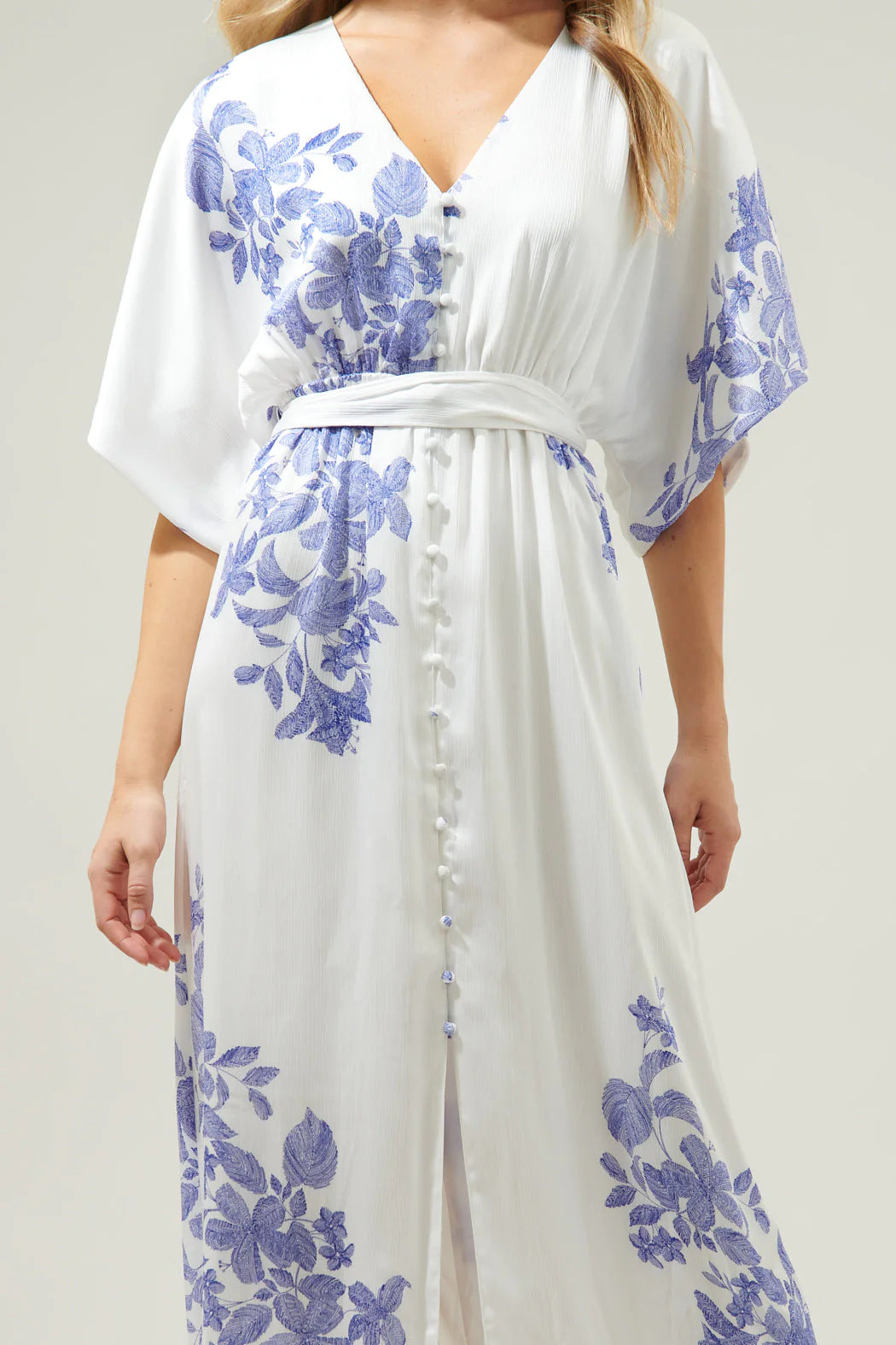 Sugarlips Berlin Floral Mielle Kimono Maxi Dress