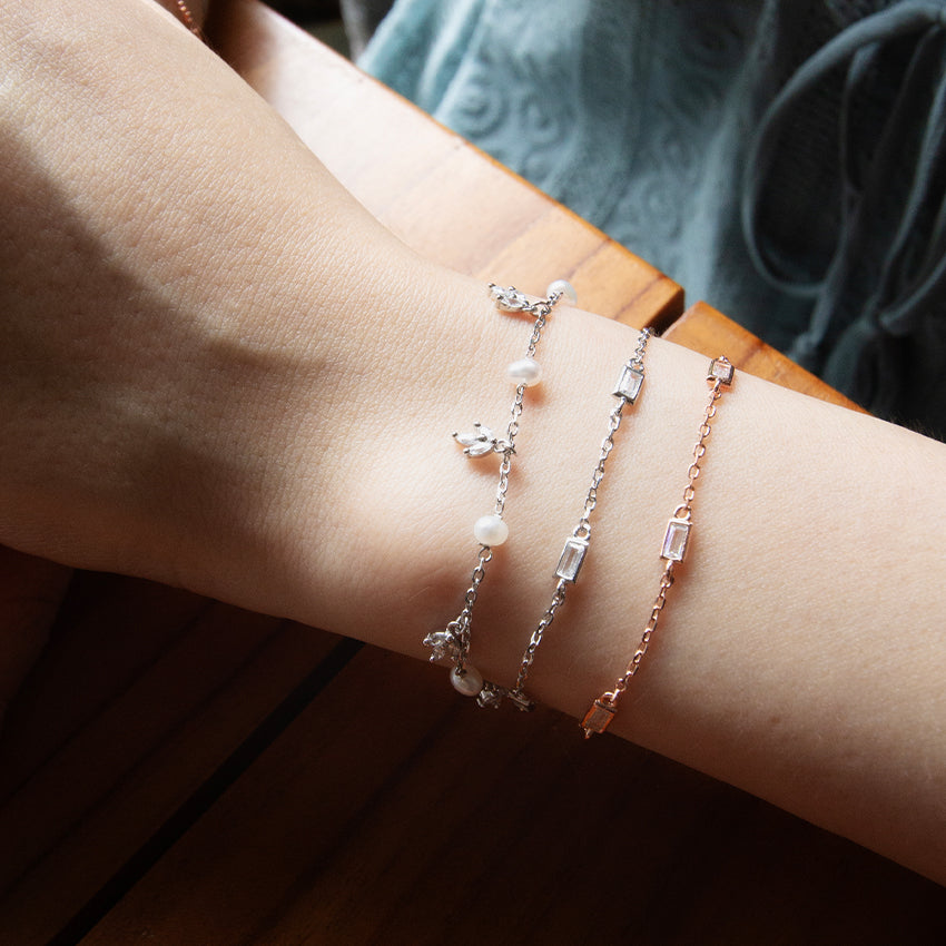 Petal Shimmer Bracelet
