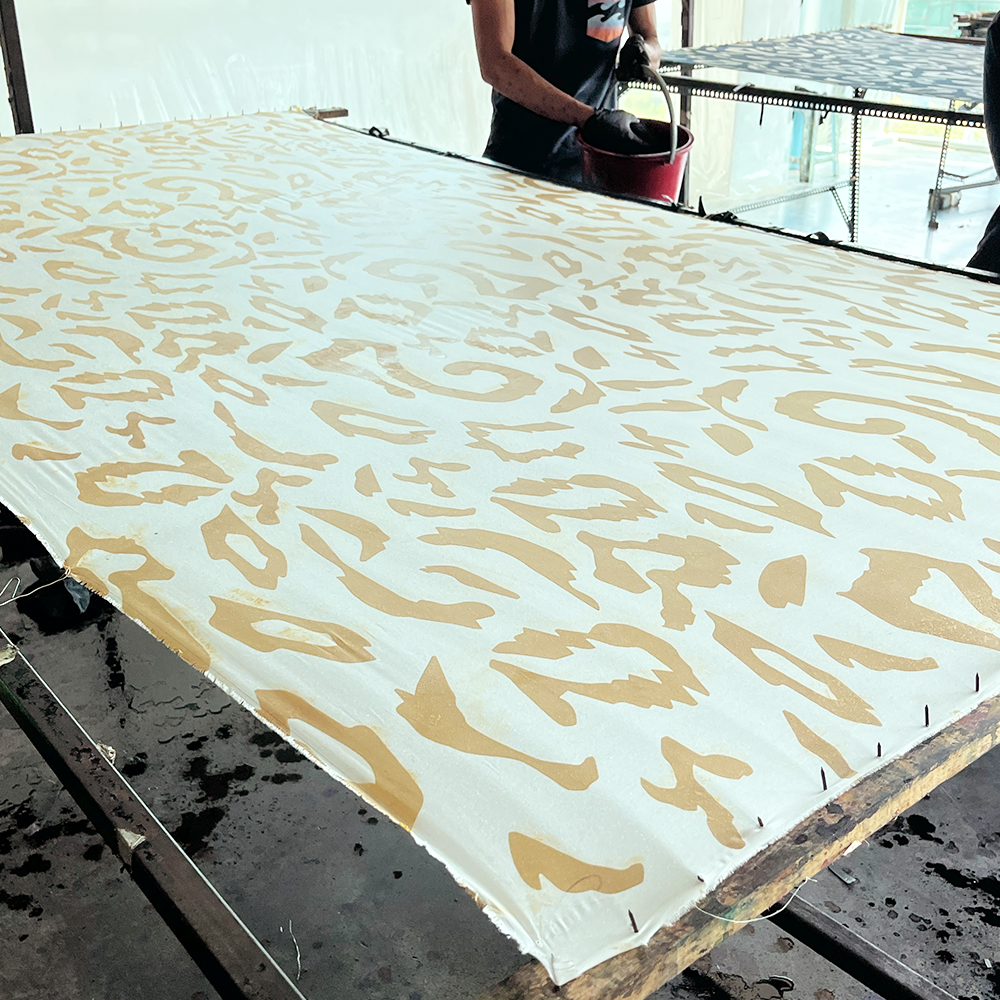 Batik Boutique Scarf - Tan Rimba