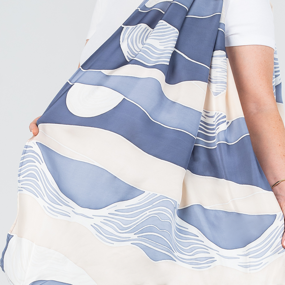 Batik Boutique Scarf - Lavender Bukit