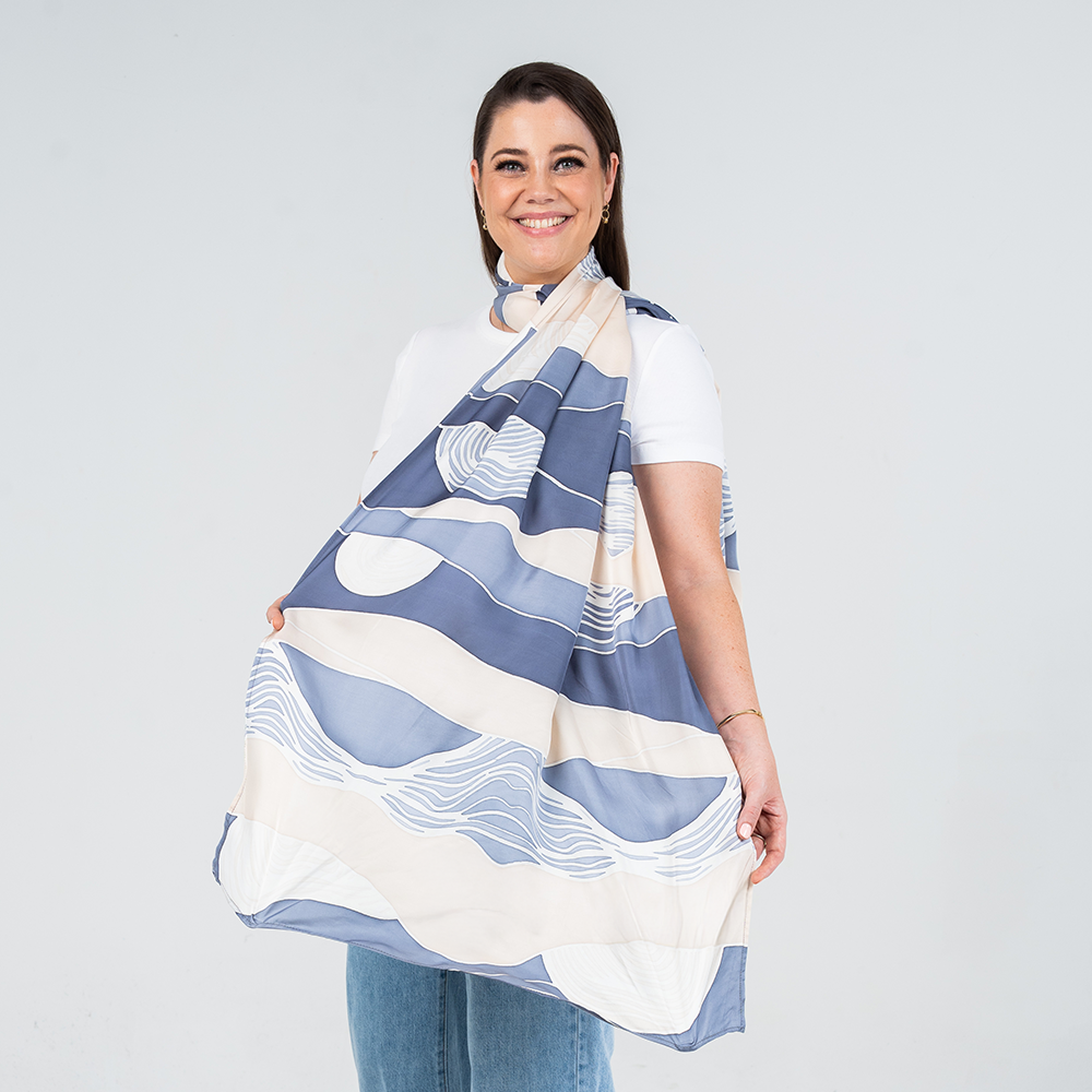 Batik Boutique Scarf - Lavender Bukit