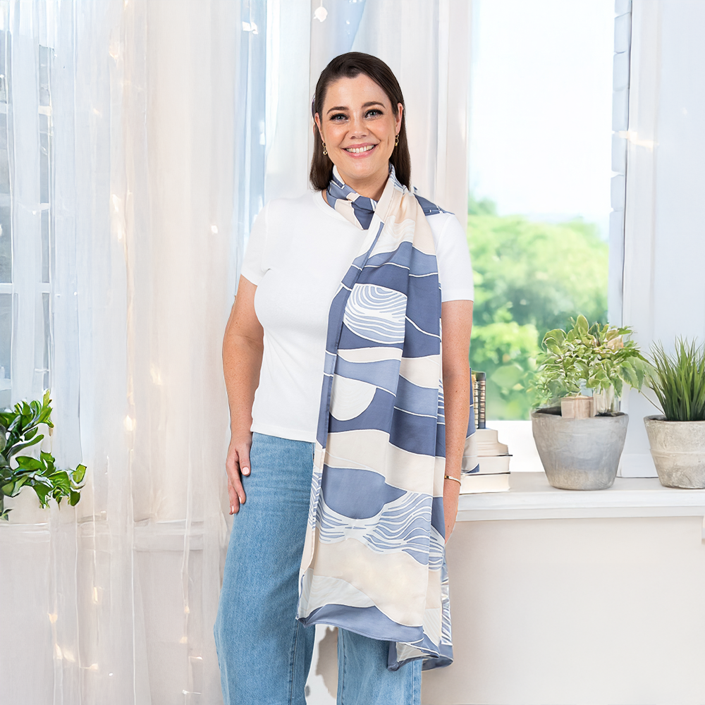 Batik Boutique Scarf - Lavender Bukit