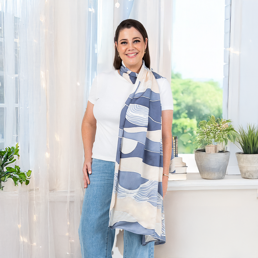 Batik Boutique Scarf - Lavender Bukit