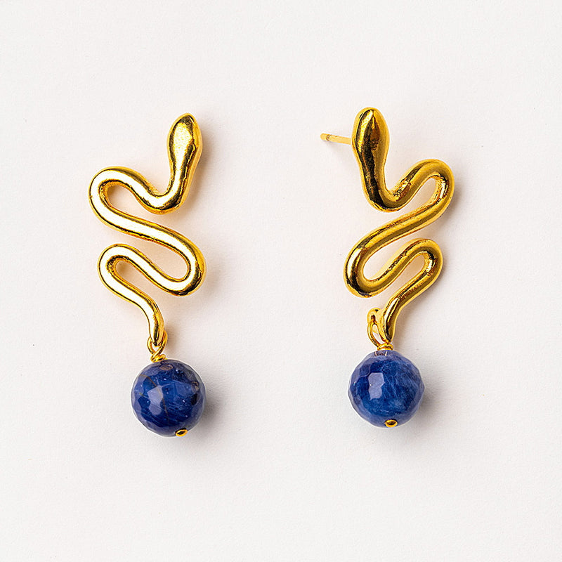 Velatti Snake Earrings