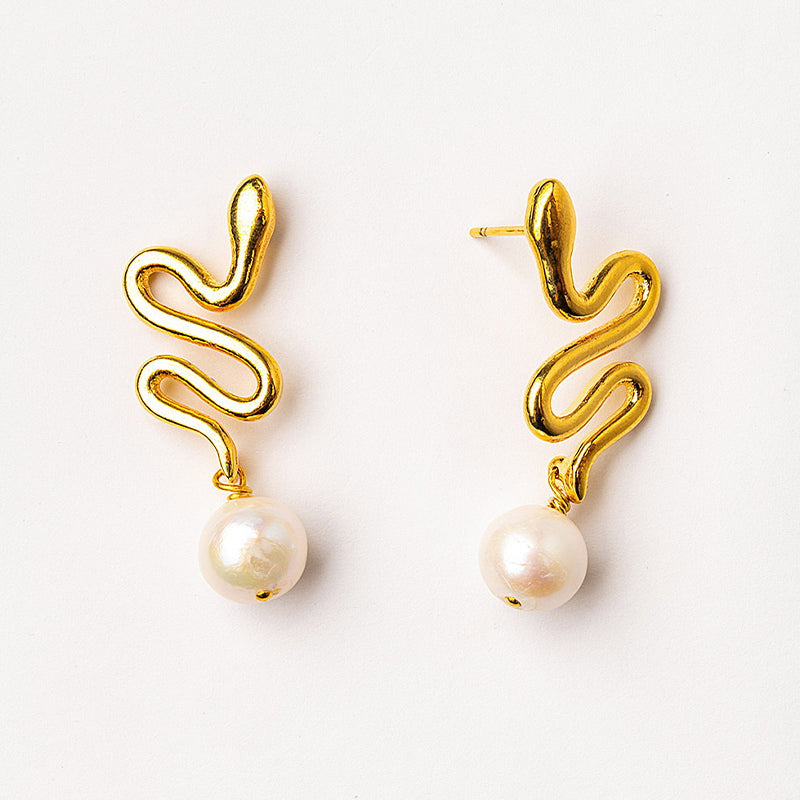 Velatti Snake Earrings