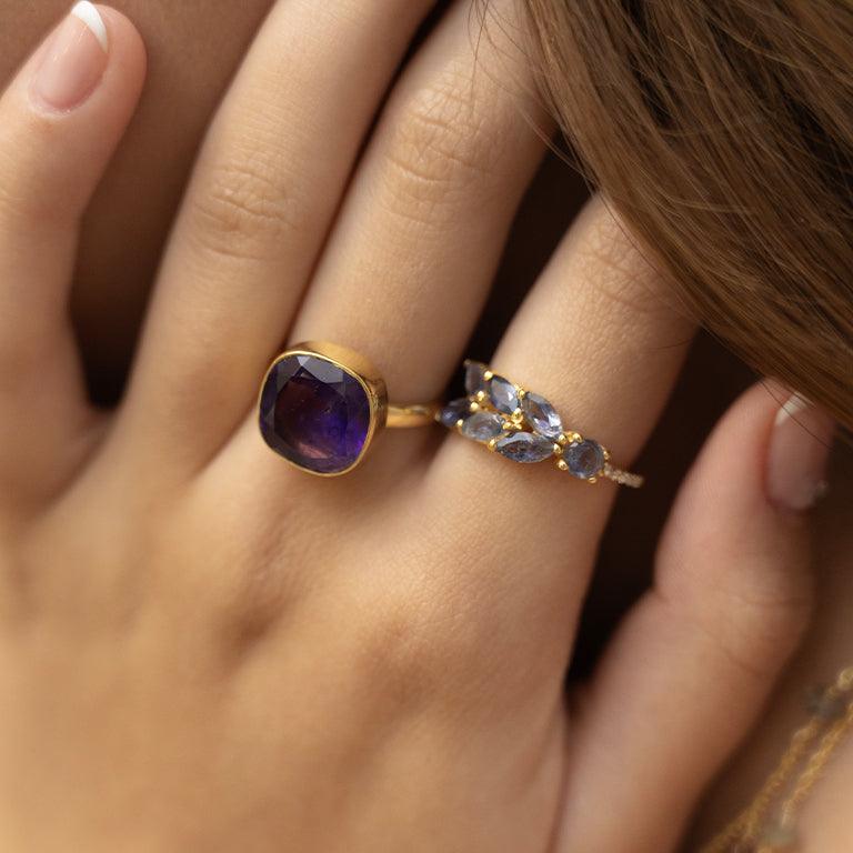 Floral Arc Ring
