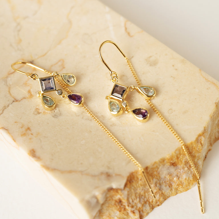 Prism Drop Ear Threader