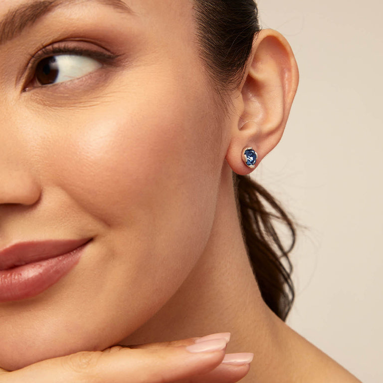 UNOde50 Aura Blue Earrings