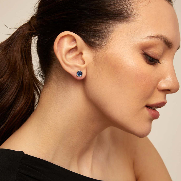 UNOde50 Aura Blue Earrings