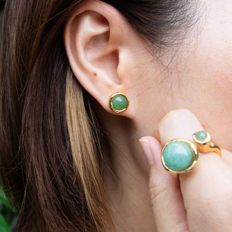 Velatti Gemstone Studs
