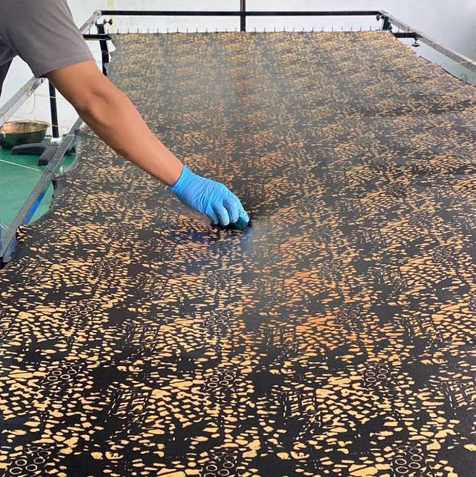 Batik Boutique Tie Front Kimono - Black Leopard