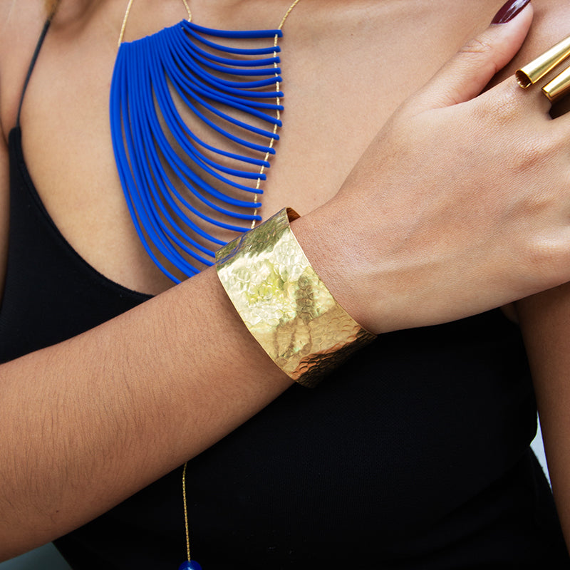 Beaten Gold Medium Cuff