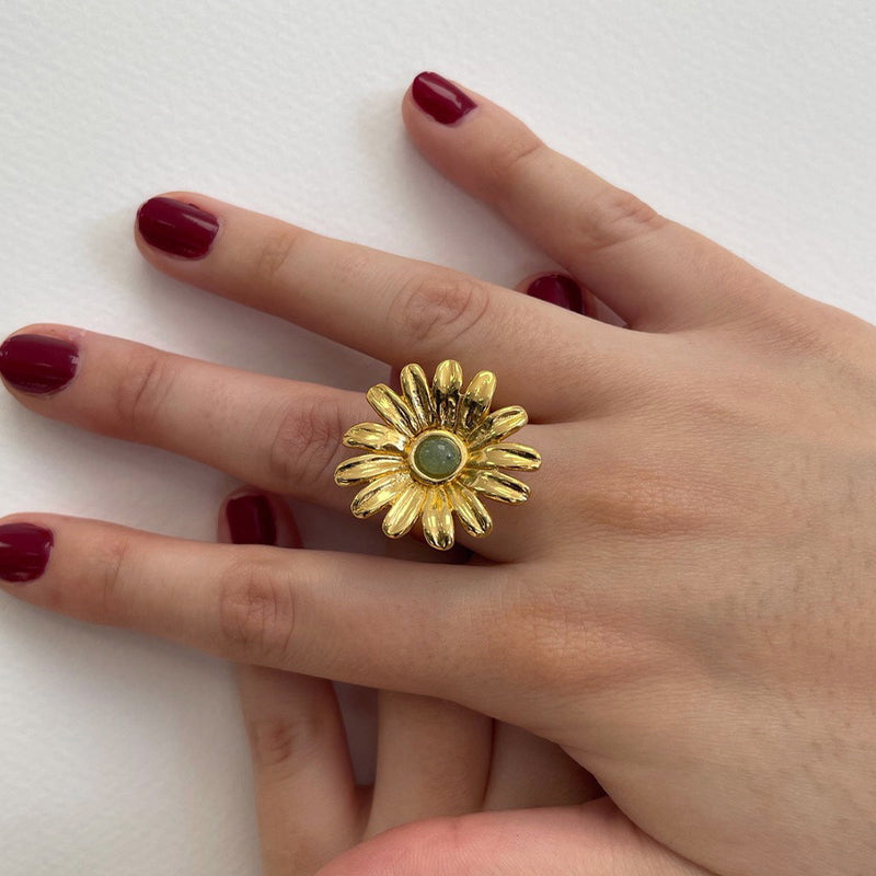 Velatti Bloom Flower Ring