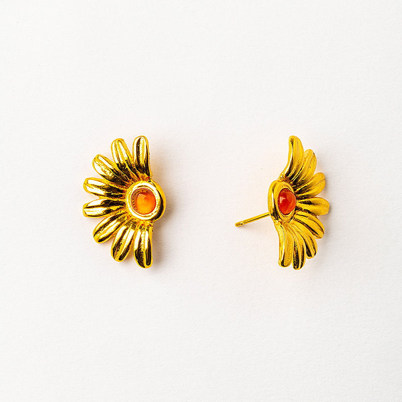 Velatti Bloom Flower Studs