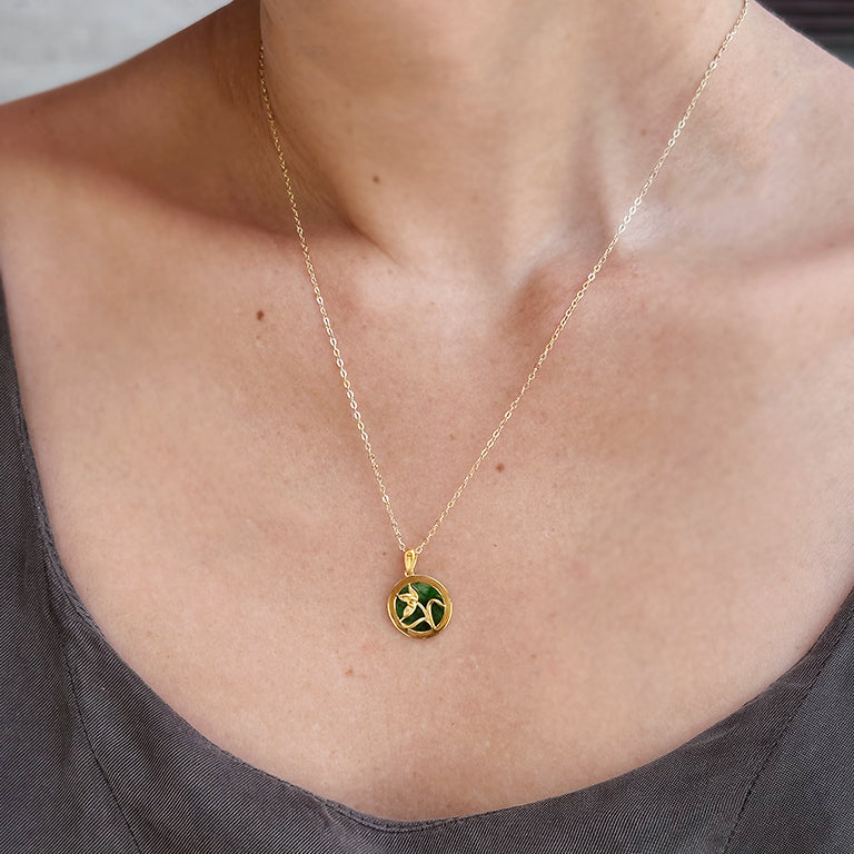 Little Blossom Jade Pendant