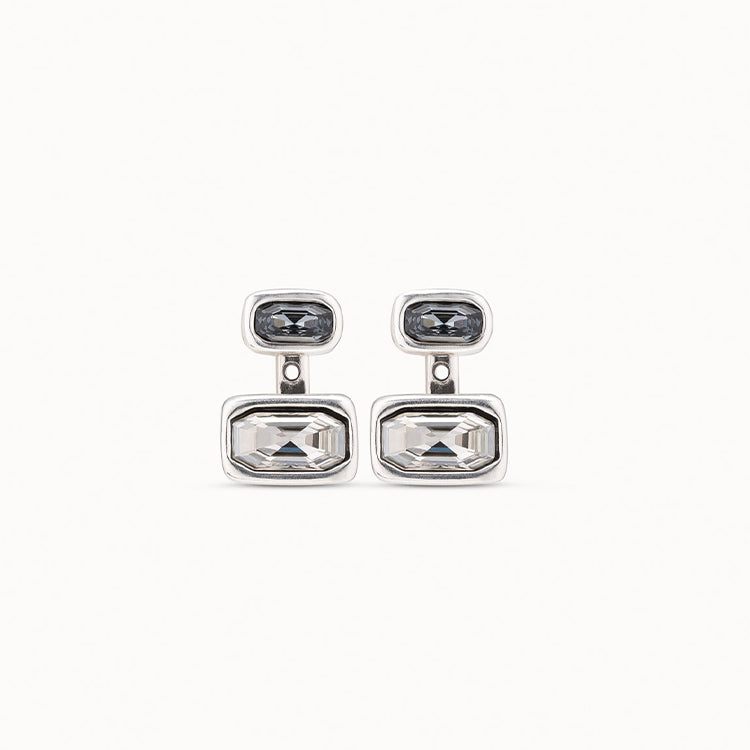 UNOde50 Boa Earrings Silver with Swarovski