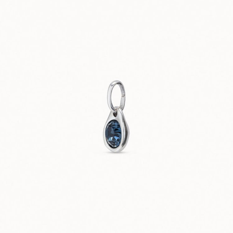 UNOde50 Charm Azul Silver with Swarovski