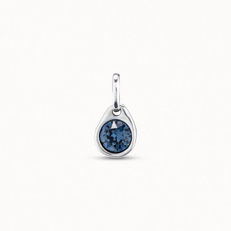 UNOde50 Charm Azul Silver with Swarovski