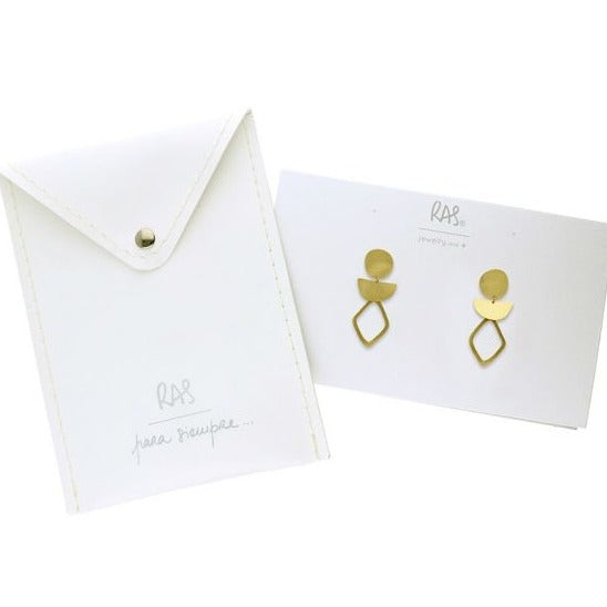 RAS Cute Gold Earrings