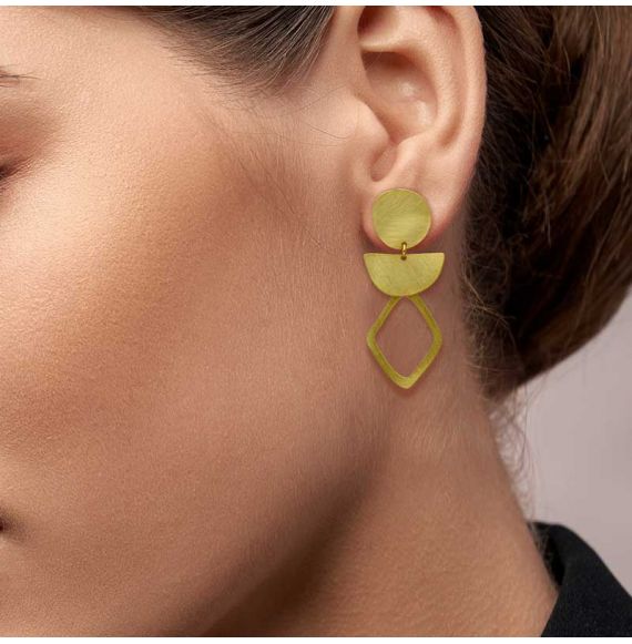 RAS Cute Gold Earrings