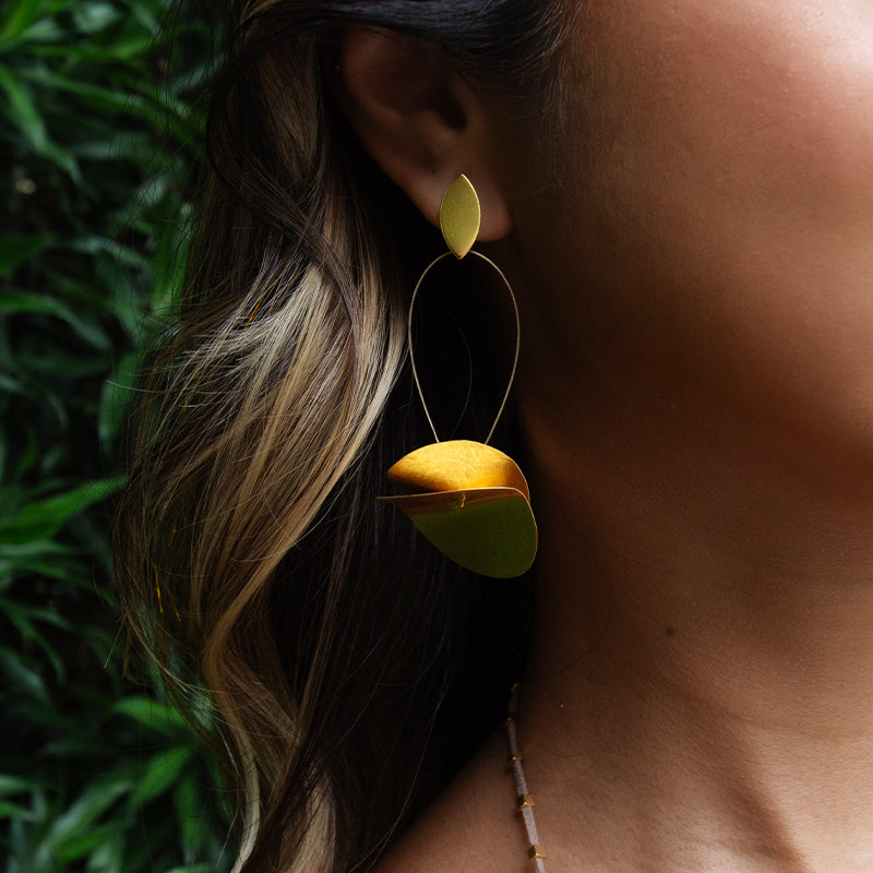 Hanging Discs Earrings