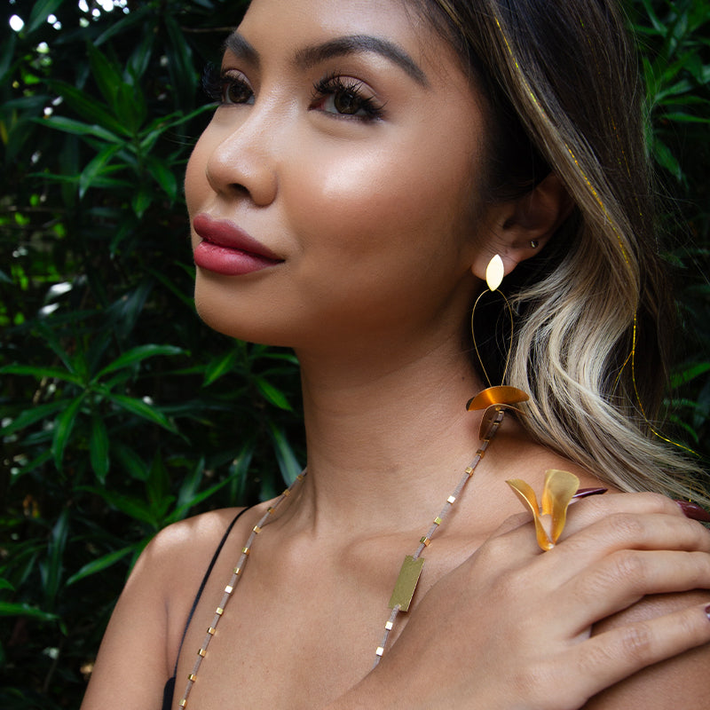Hanging Discs Earrings