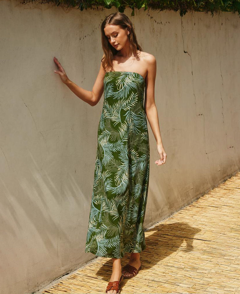 Dress Forum Callisto Green Strapless Dress