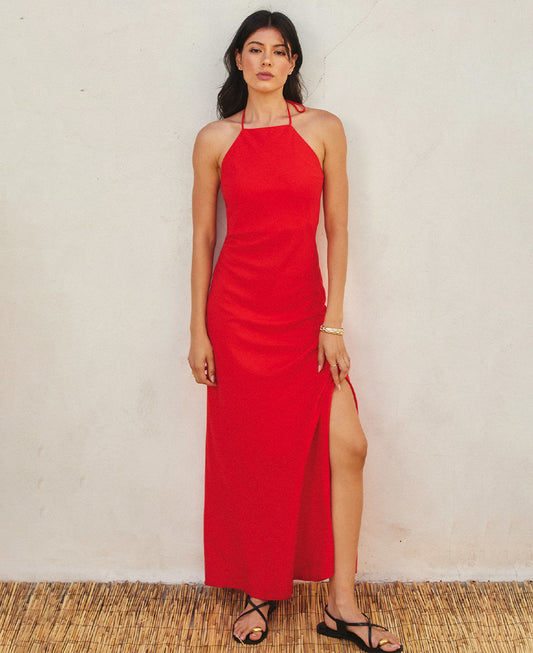 Dress Forum Heaven Sent Halter Neck Maxi Dress