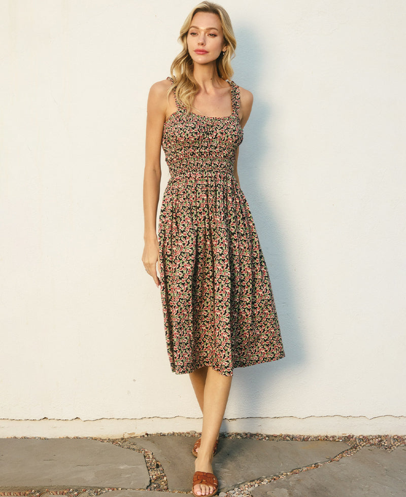Dress Forum Sweet Nothing Smocked Midi Dress