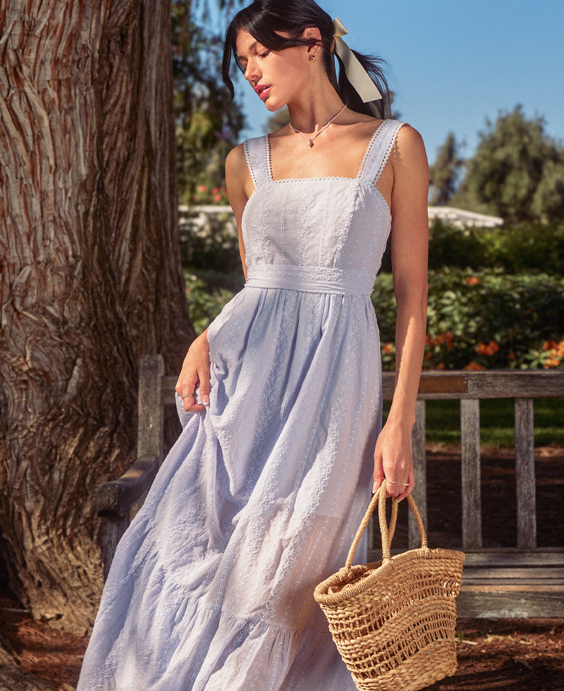 Dress Forum Sunbeam Eyelet Lace Maxi Dress