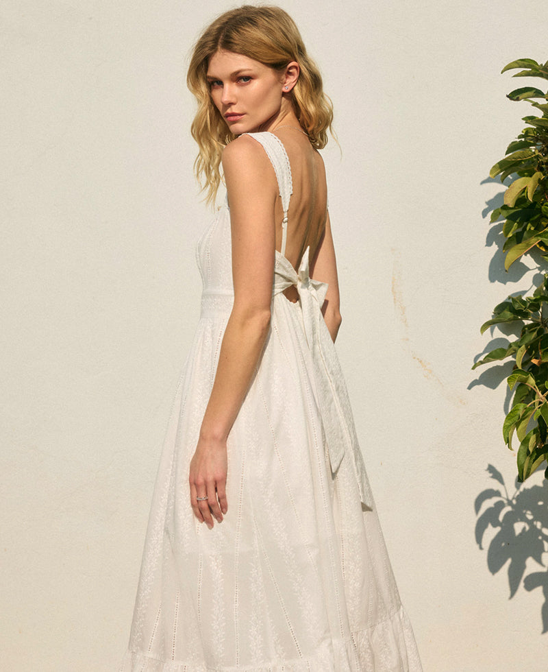 Dress Forum Sunbeam Eyelet Lace Maxi Dress