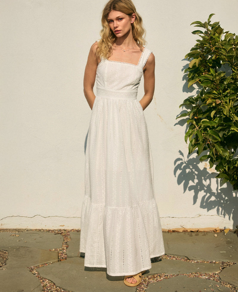 Dress Forum Sunbeam Eyelet Lace Maxi Dress