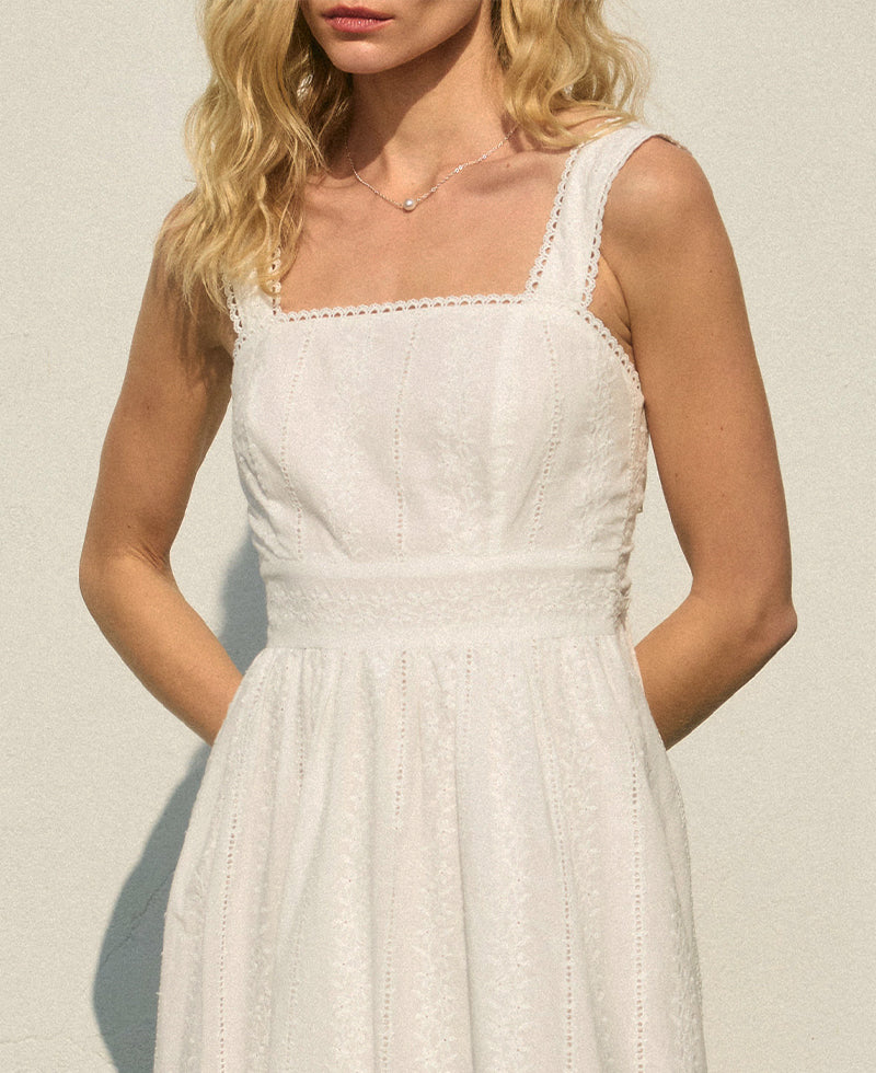 Dress Forum Sunbeam Eyelet Lace Maxi Dress