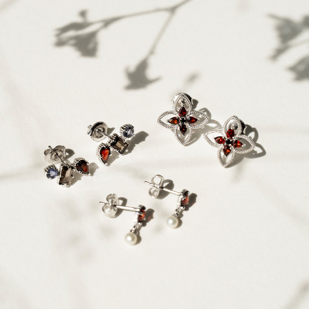 Triple Glow Cluster Studs