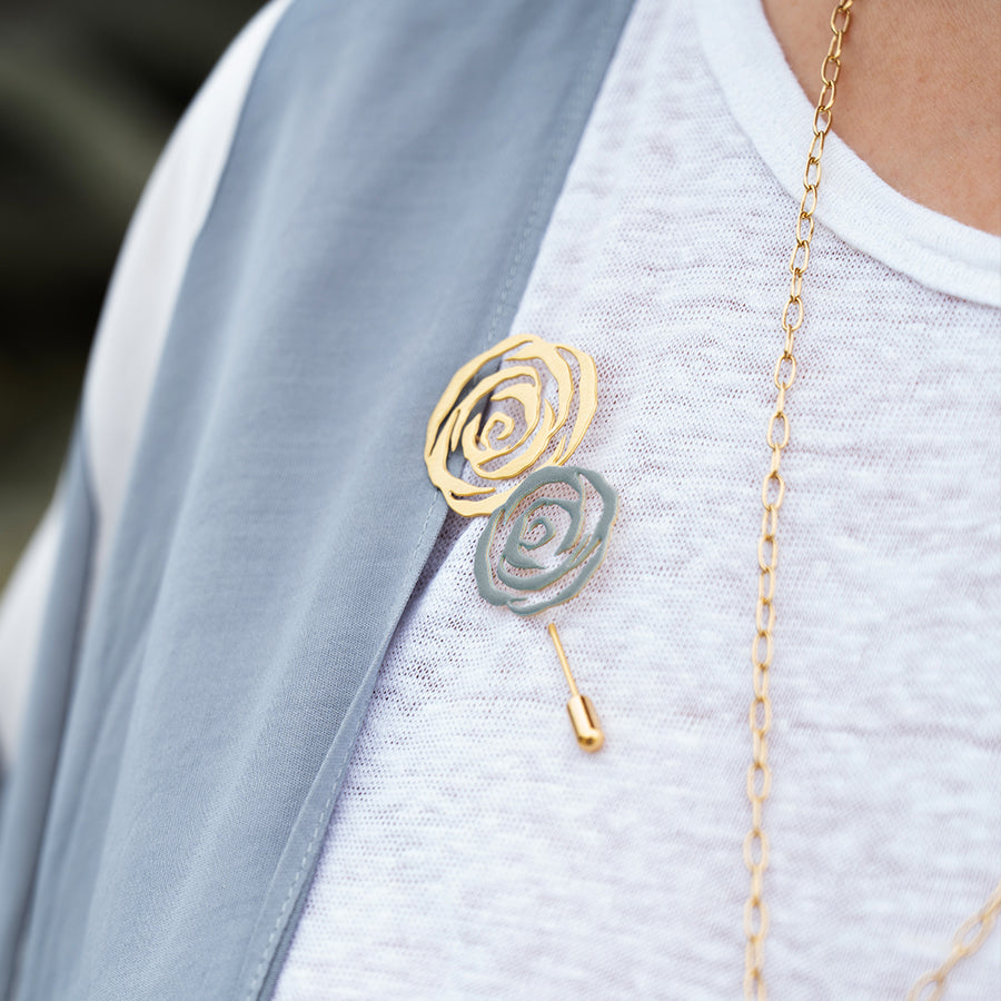 Rose Brooch