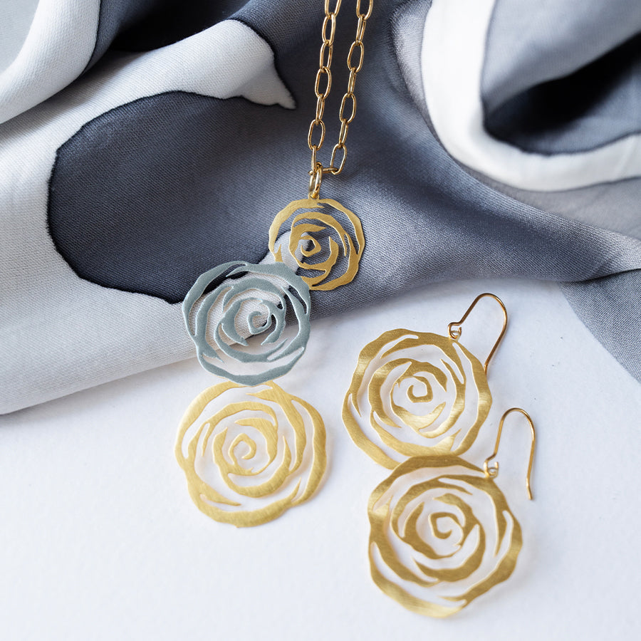Rose Earrings