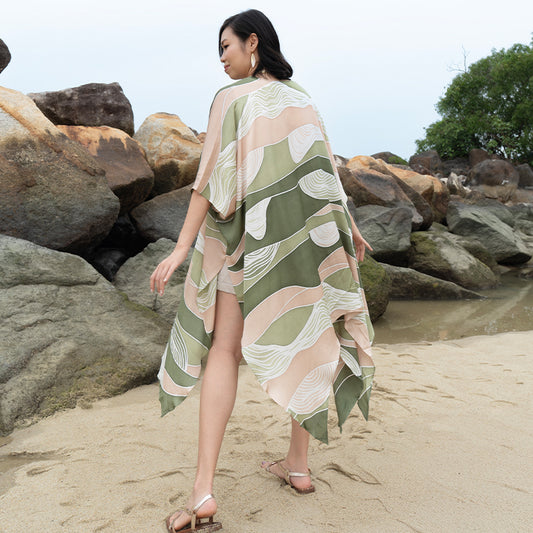 Batik Boutique Kimono - Moss Bukit